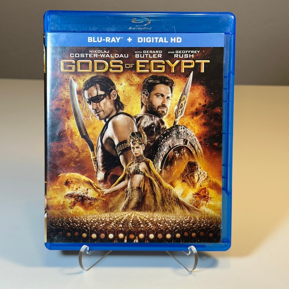 Gods of Egypt Blu Ray Digital HD Movie Film Nikolas Coster Waldau Gerard Butler